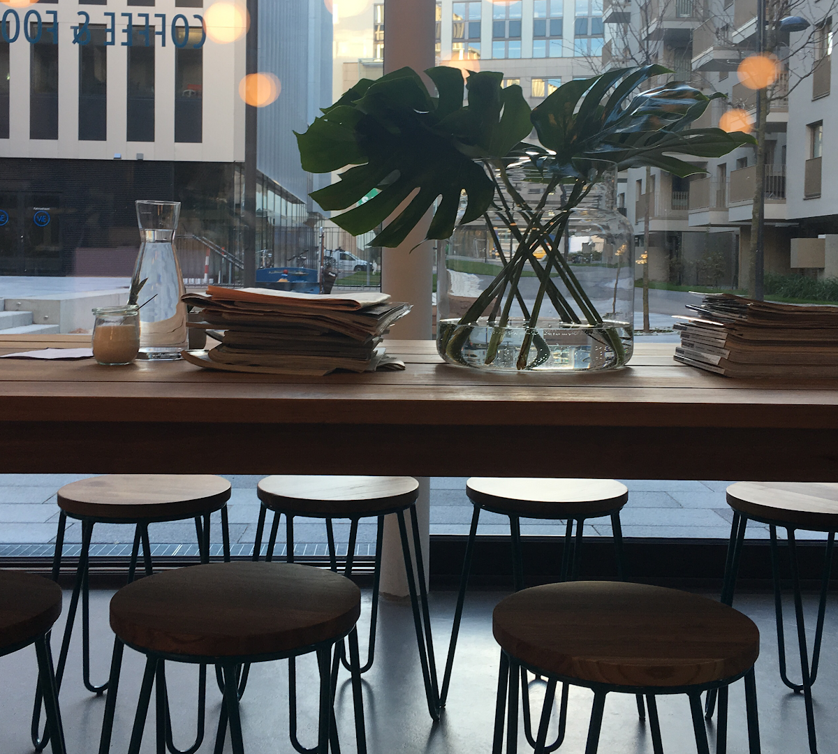 Interior of Brass Monkey, specialty coffee shop in Vienna