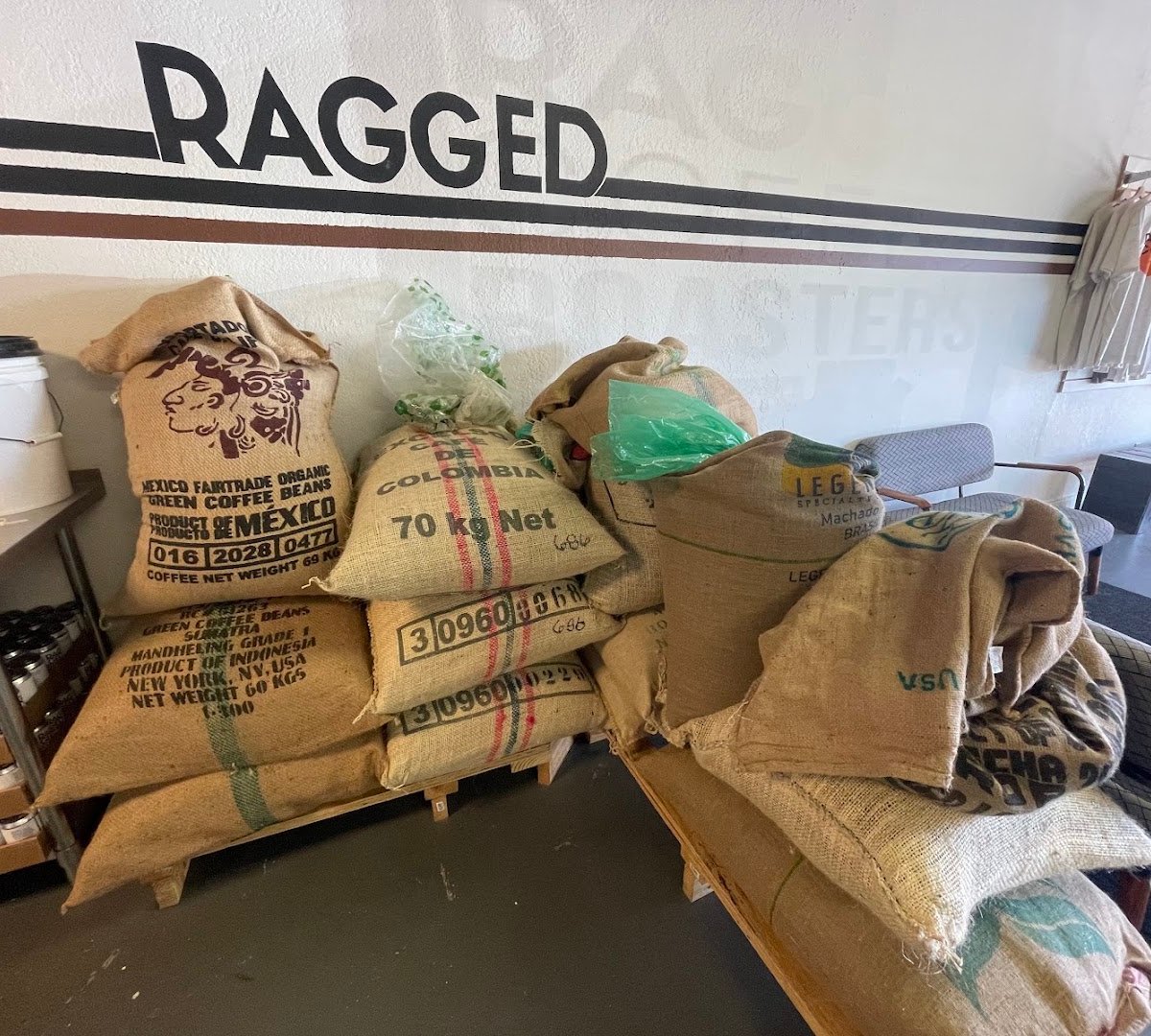 Interior of Ragged Coffee Company, specialty coffee shop in Tampa-St. Petersburg