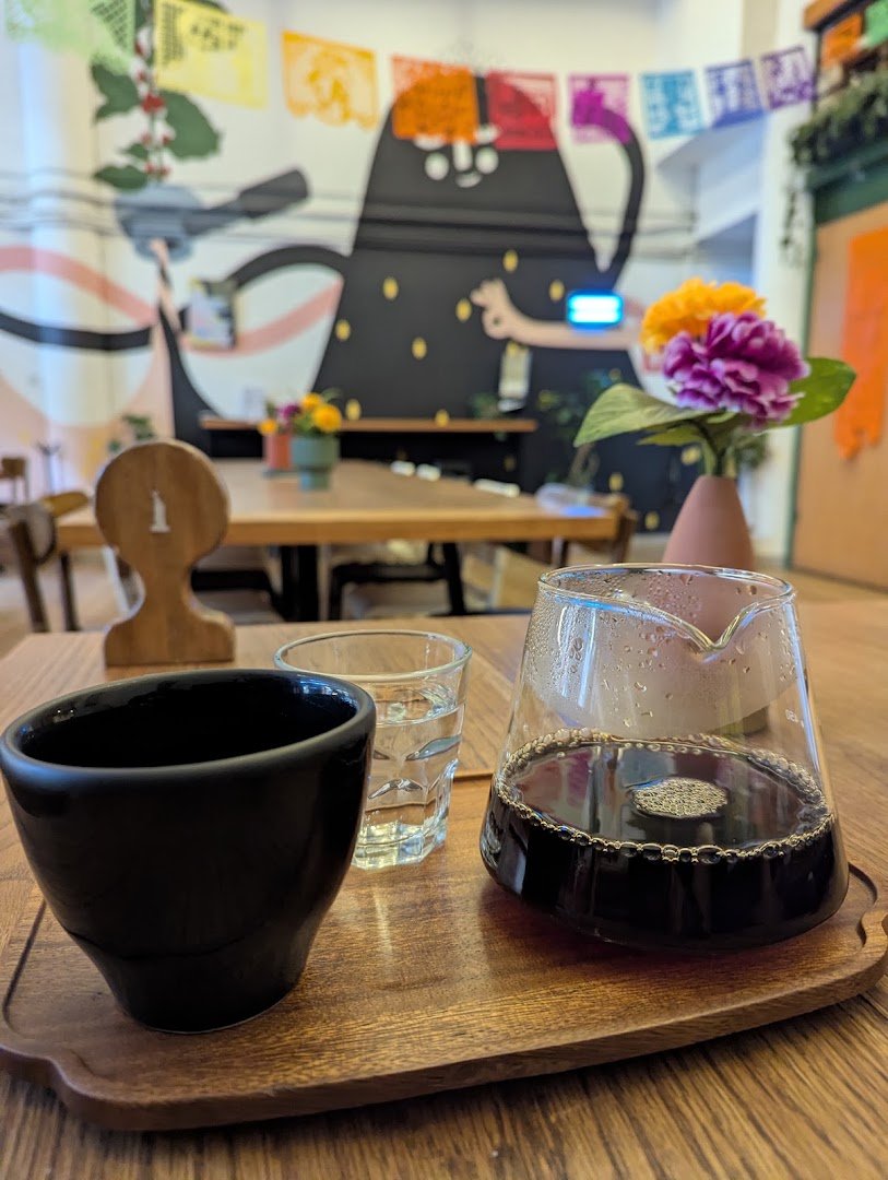 Coffee at Blend Station coffee shop, specialty coffee shop in Mexico City