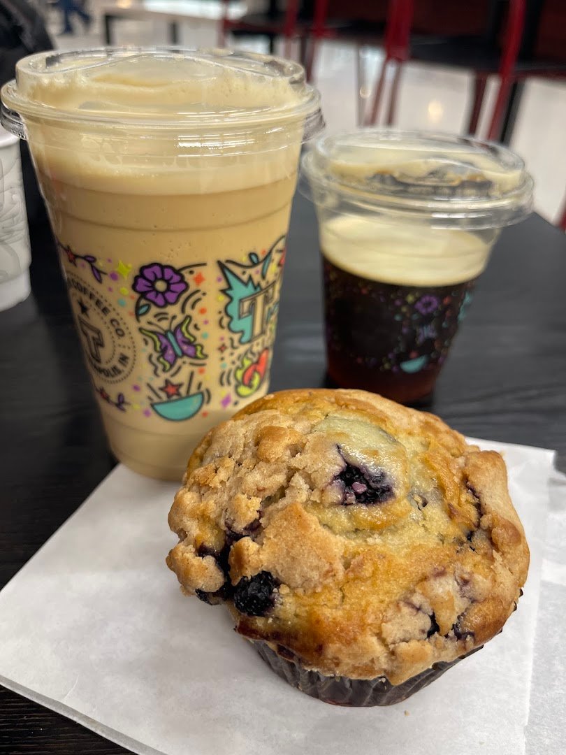 Coffee at Tinker Coffee Co., specialty coffee shop in Indianapolis