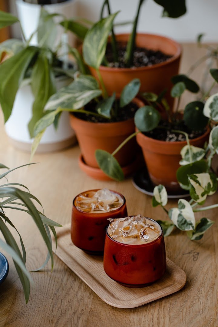 Coffee at cafē borzoi, specialty coffee shop in Prague