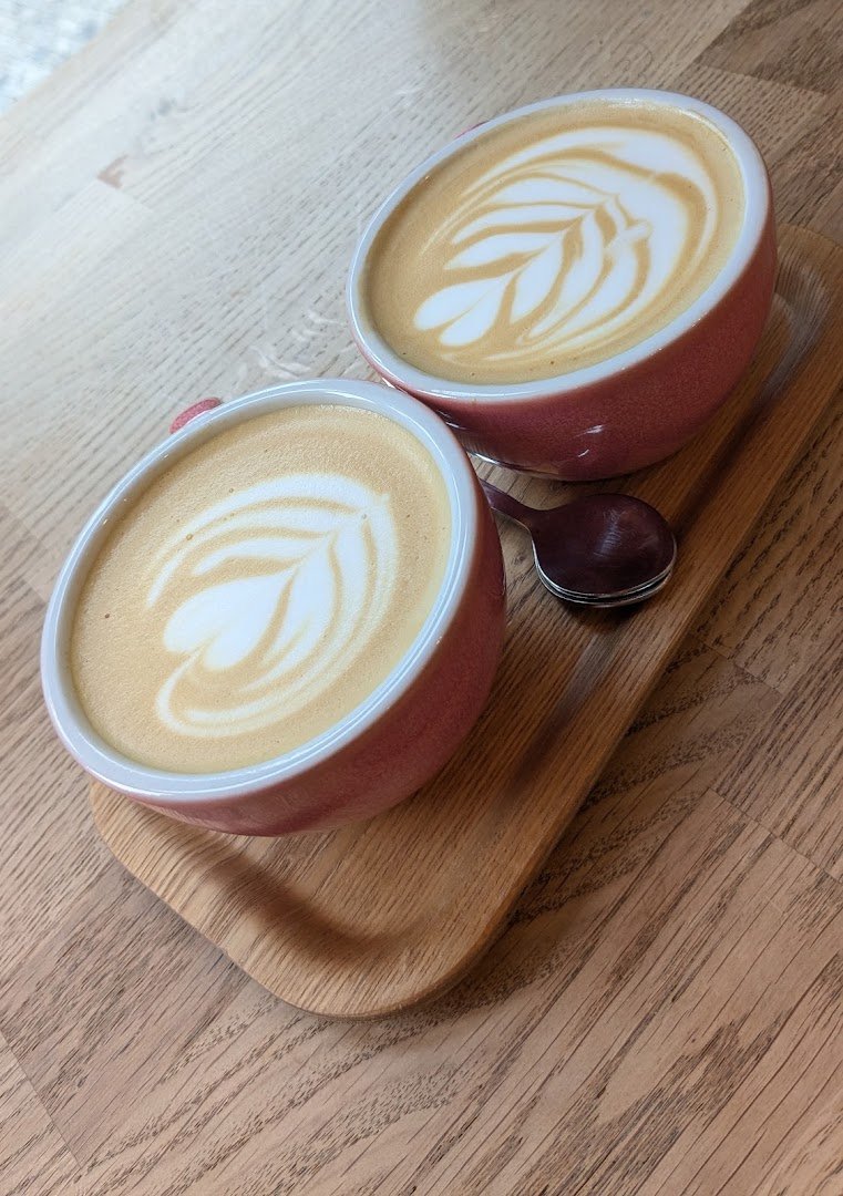 Coffee at cafē borzoi, specialty coffee shop in Prague