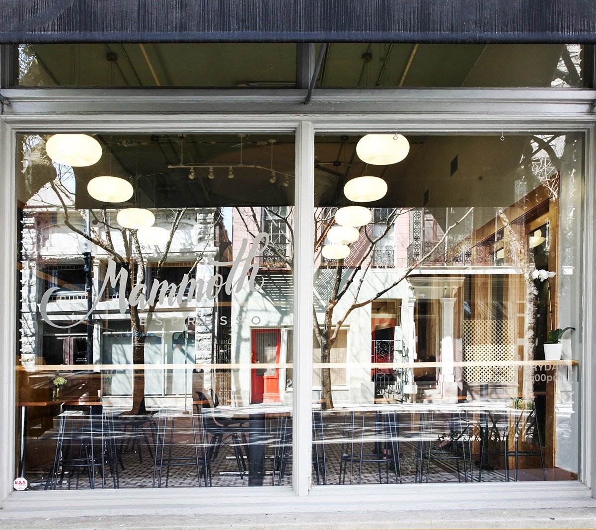 Storefront of Mammoth Espresso, specialty coffee shop in New Orleans