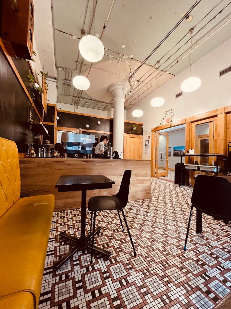 Interior of Mammoth Espresso, specialty coffee shop in New Orleans