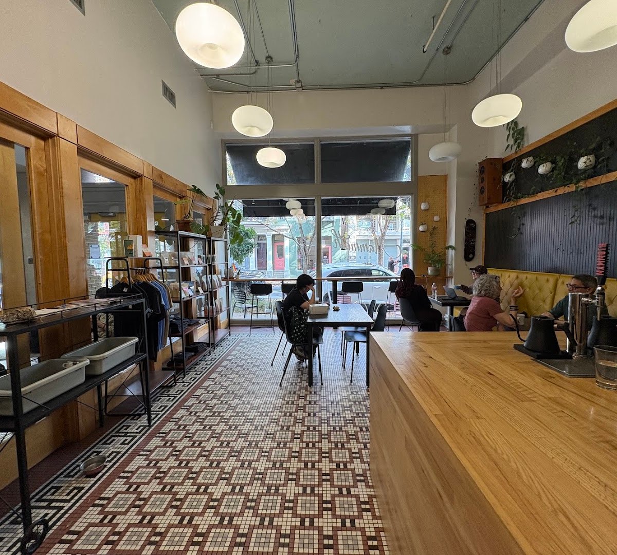 Interior of Mammoth Espresso, specialty coffee shop in New Orleans