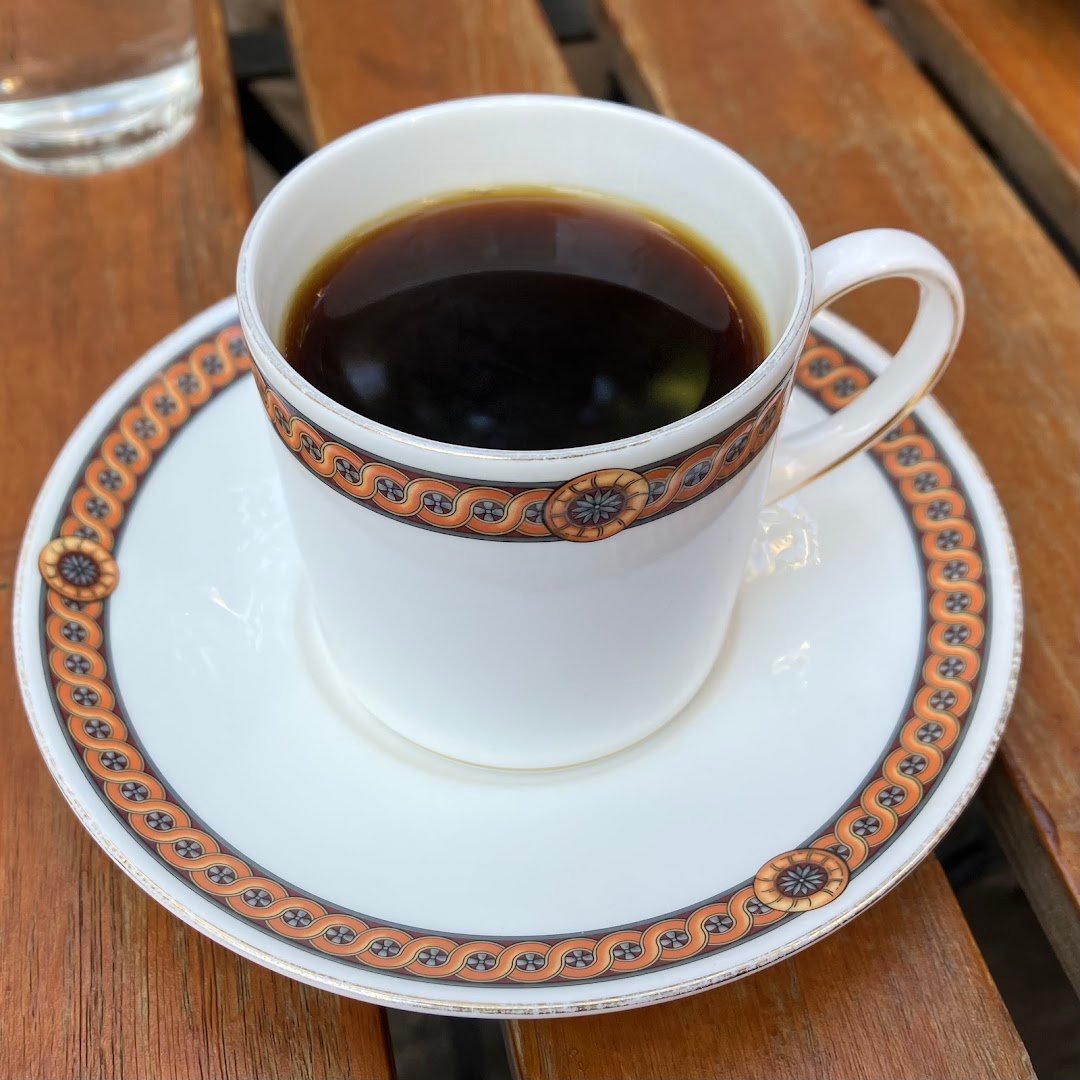Coffee at Mocha Coffee, specialty coffee shop in Tokyo