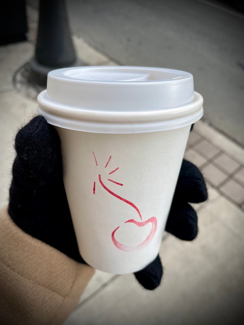 Coffee at Cherry Bomb Coffee, specialty coffee shop in Toronto