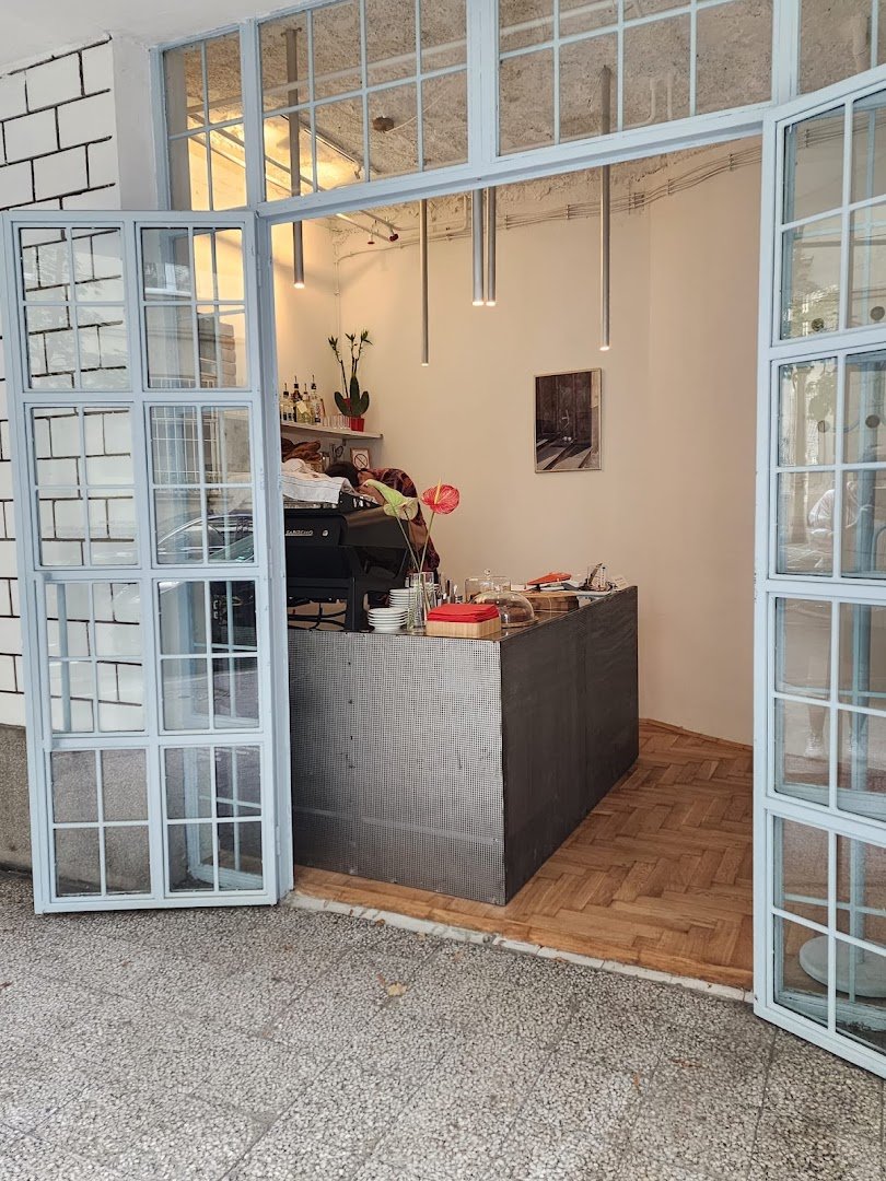 Interior of Forum, specialty coffee shop in Belgrade