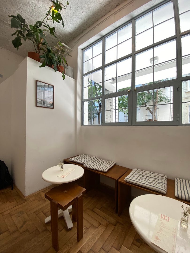 Interior of Forum, specialty coffee shop in Belgrade