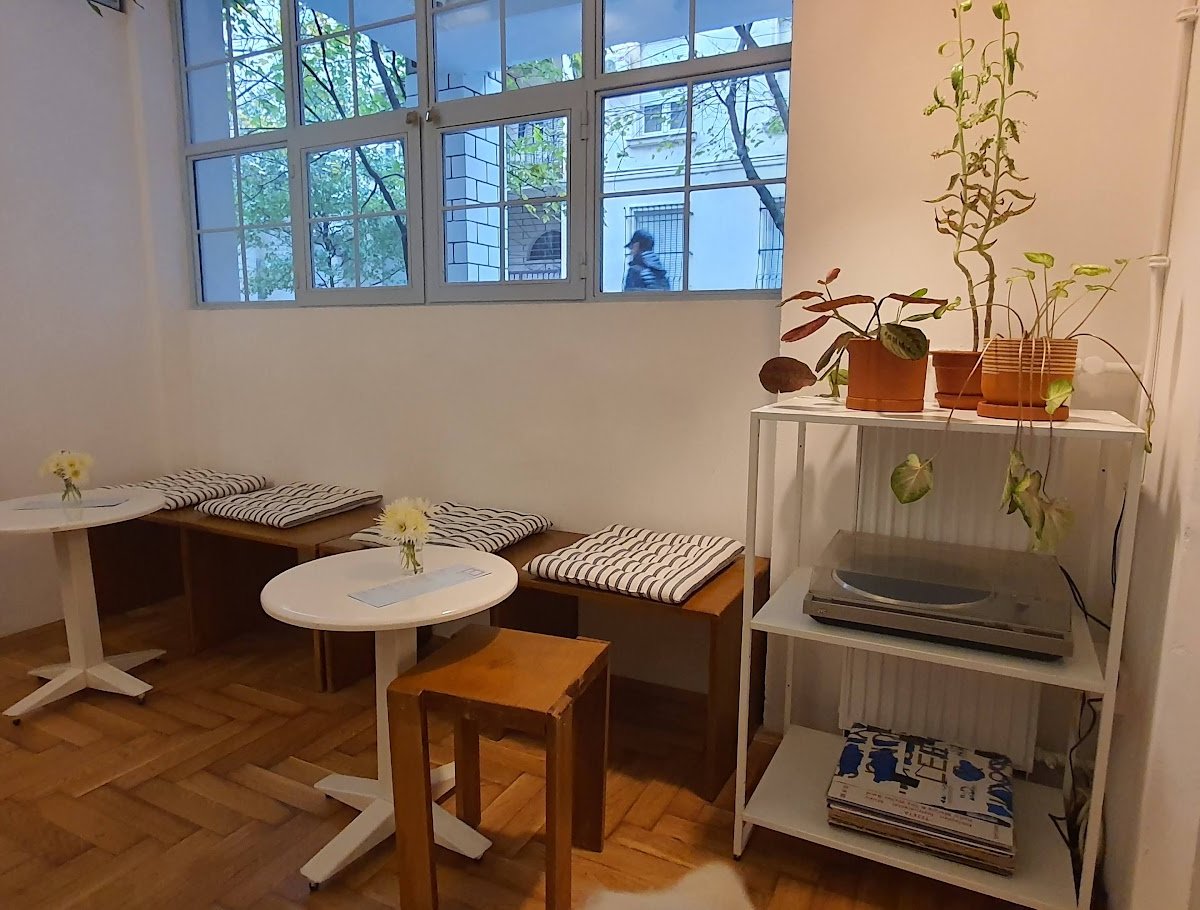 Interior of Forum, specialty coffee shop in Belgrade