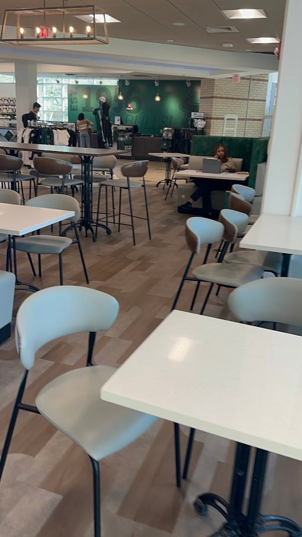 Interior of Kahwa Coffee, specialty coffee shop in Tampa-St. Petersburg
