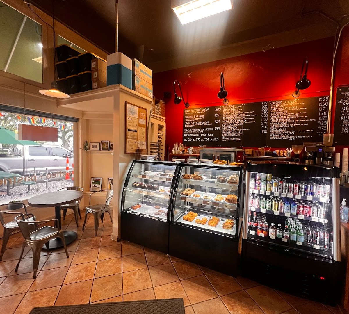 Interior of avenue cafe, specialty coffee shop in New Orleans