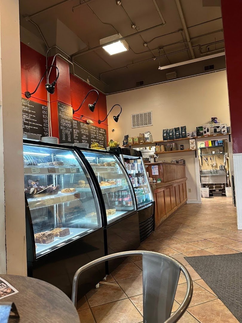 Interior of avenue cafe, specialty coffee shop in New Orleans