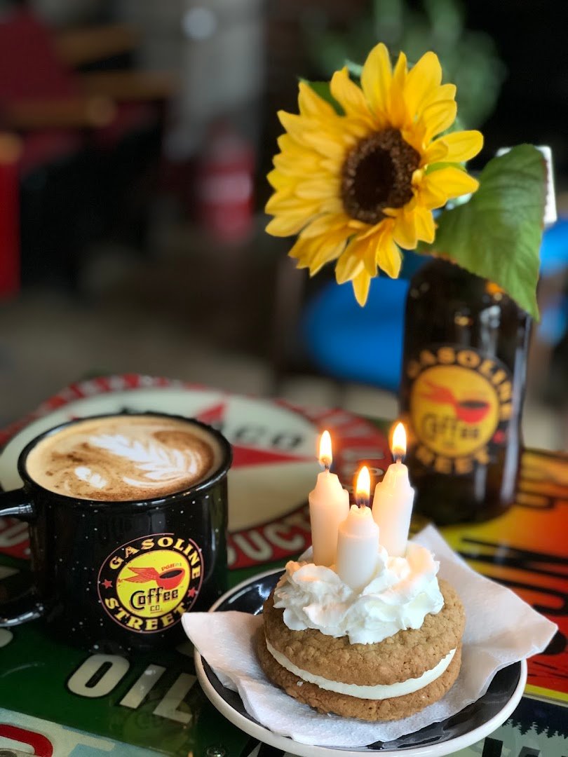 Coffee at Gasoline Street Coffee Company, specialty coffee shop in Pittsburgh