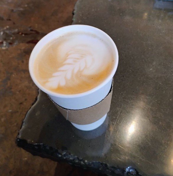 Coffee at Gasoline Street Coffee Company, specialty coffee shop in Pittsburgh