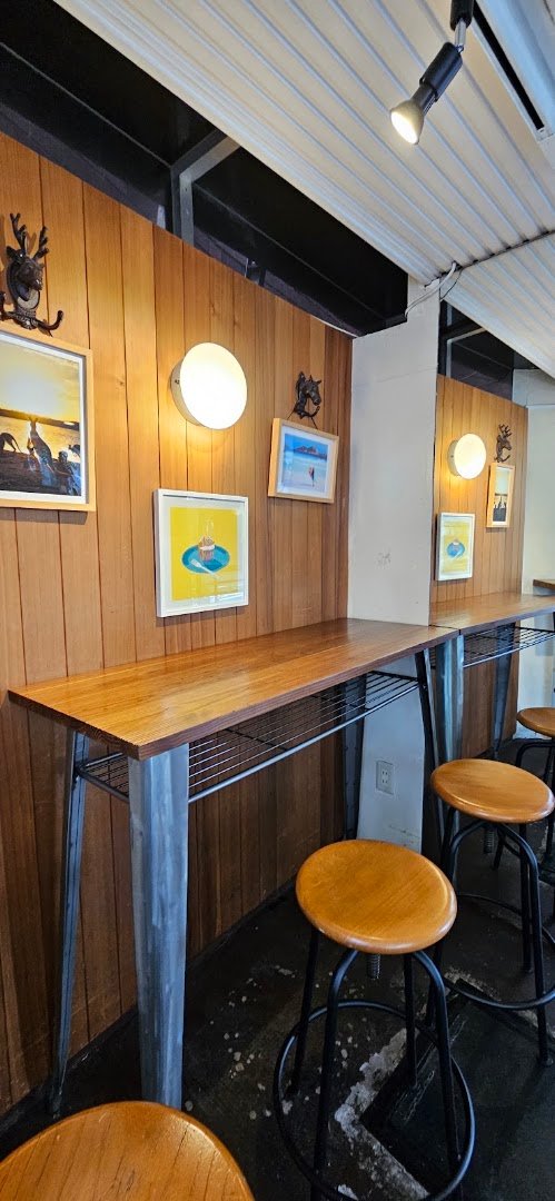 Interior of Servo Coffee, specialty coffee shop in Tokyo