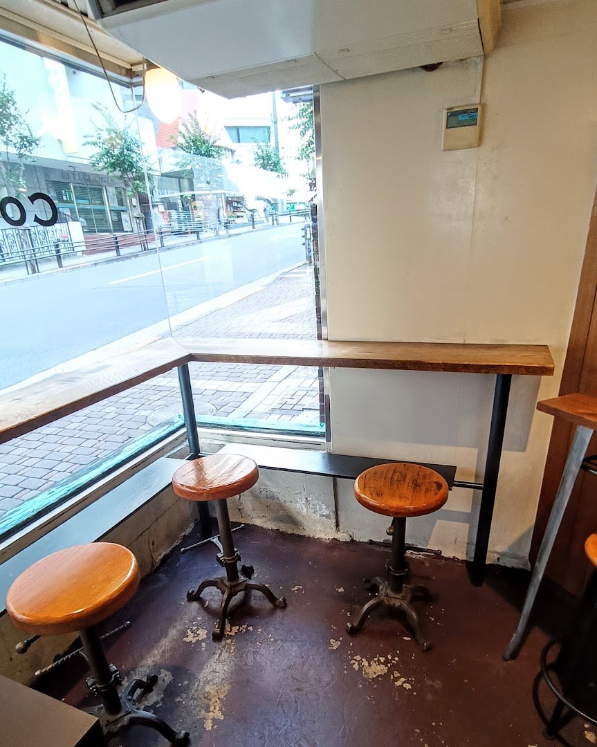 Interior of Servo Coffee, specialty coffee shop in Tokyo