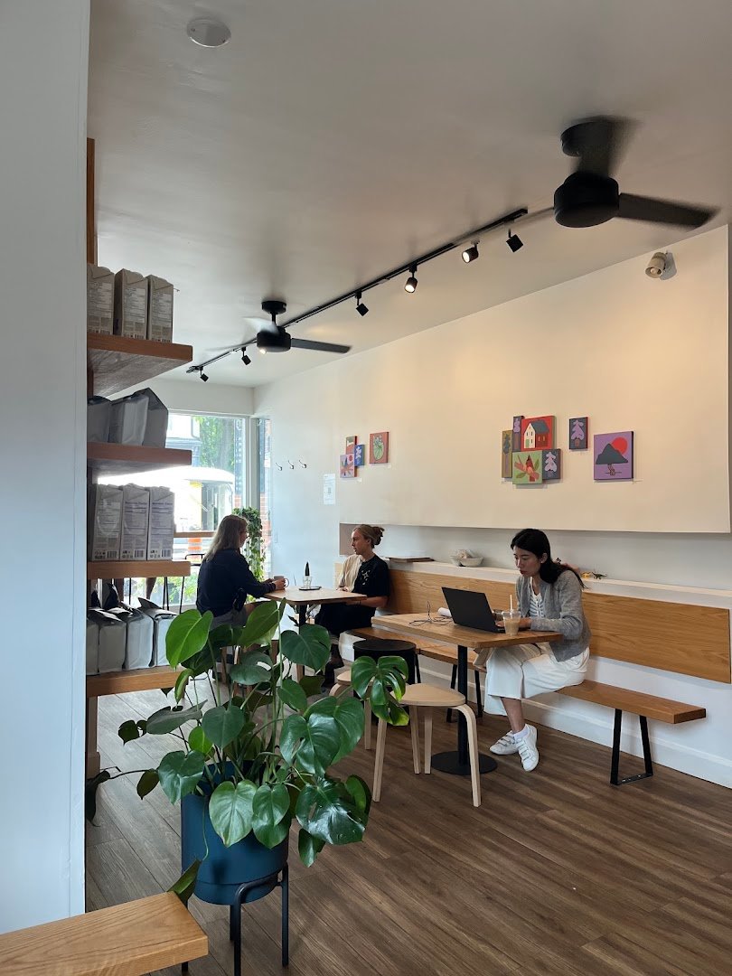 Interior of Mercury Espresso, specialty coffee shop in Toronto