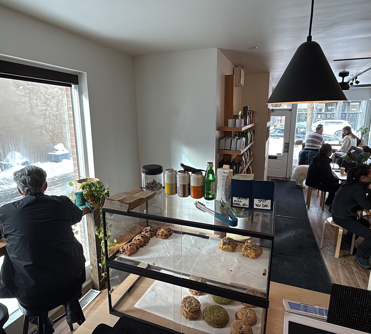 Interior of Mercury Espresso, specialty coffee shop in Toronto