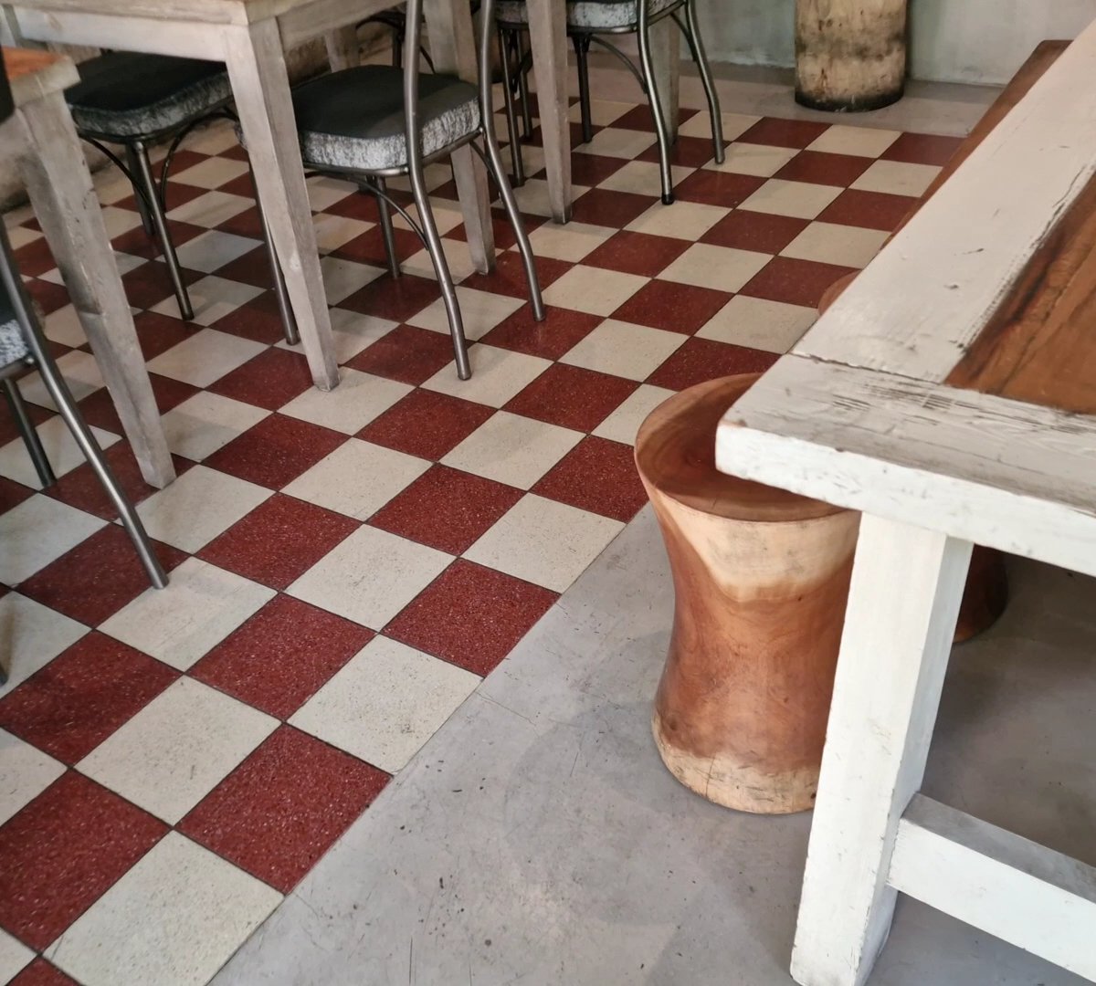 Interior of Bell Square, specialty coffee shop in Athens