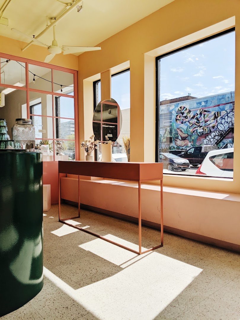 Interior of Pastel Rita, specialty coffee shop in Montreal