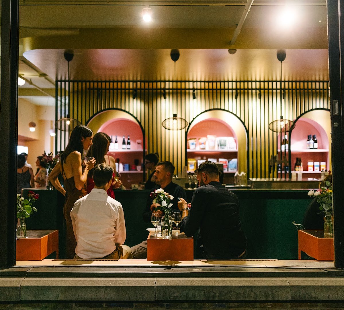 Interior of Pastel Rita, specialty coffee shop in Montreal