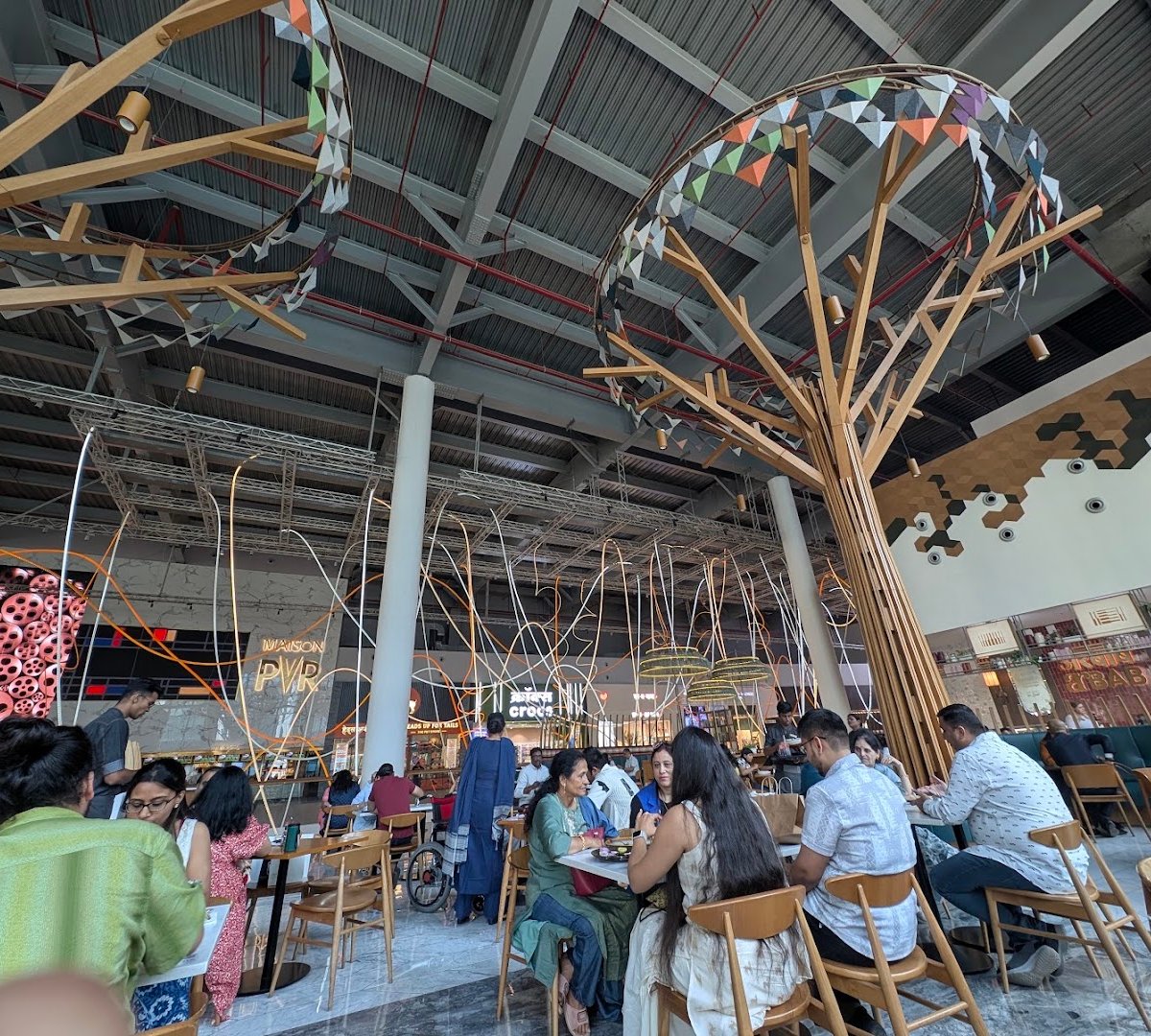 Interior of Humble Express, specialty coffee shop in Mumbai
