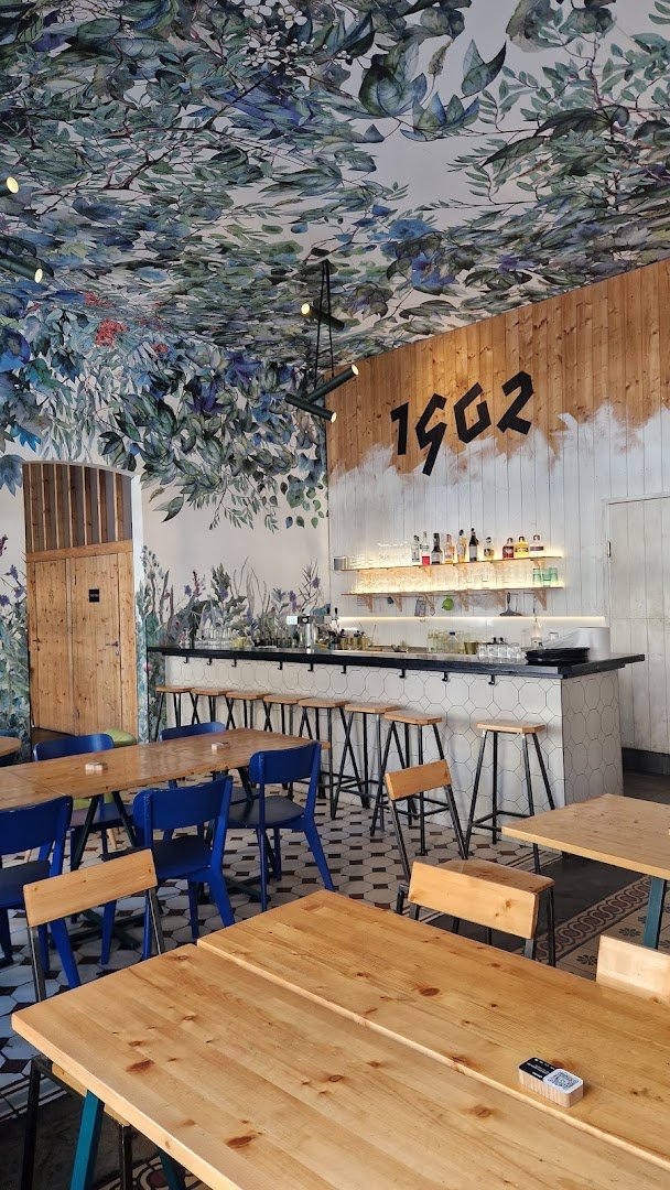 Interior of Spižírna 1902, specialty coffee shop in Prague