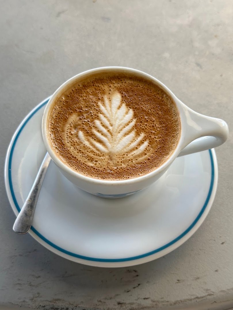Coffee at Bird Rock Coffee Roasters, specialty coffee shop in San Diego