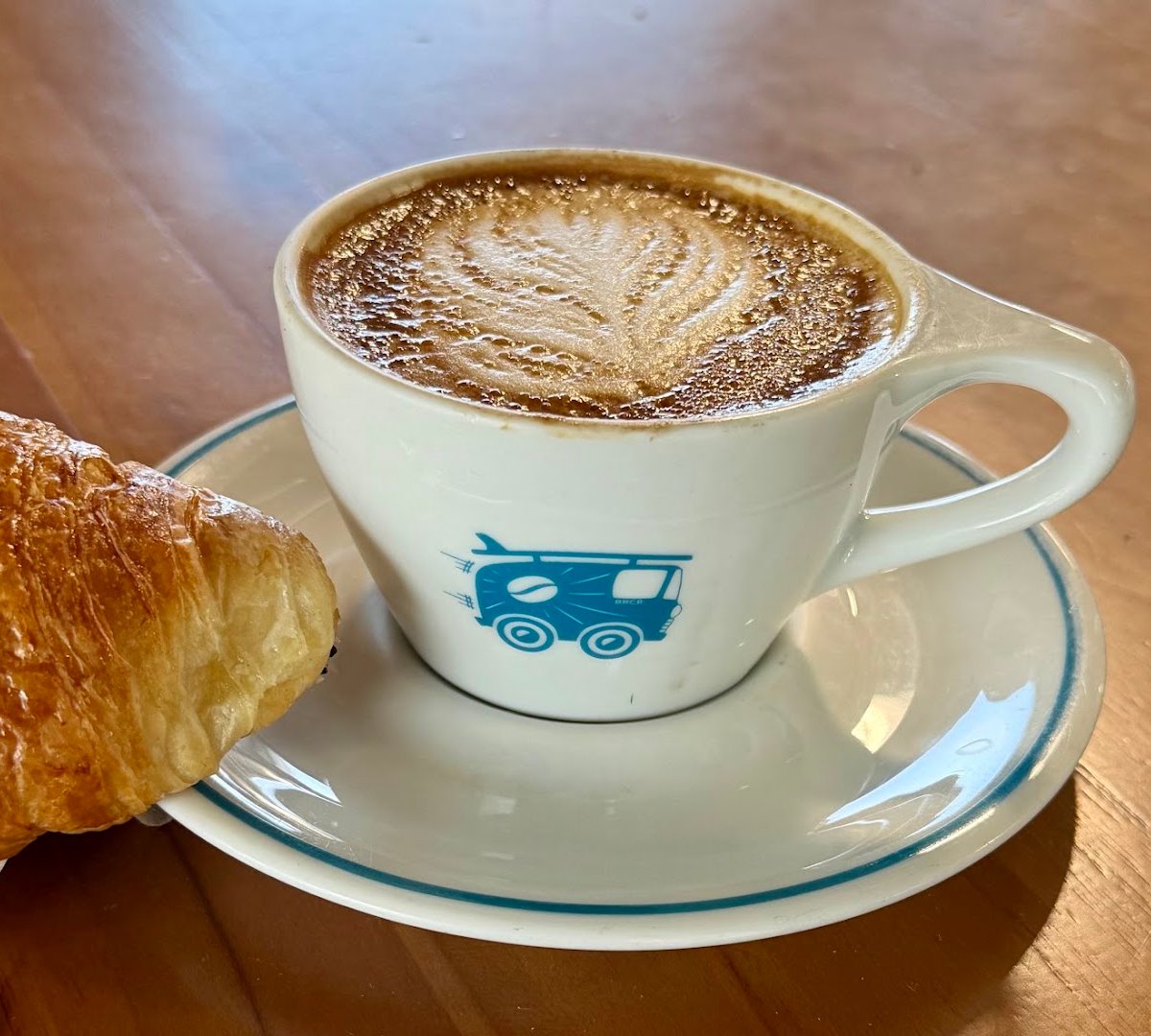 Coffee at Bird Rock Coffee Roasters, specialty coffee shop in San Diego