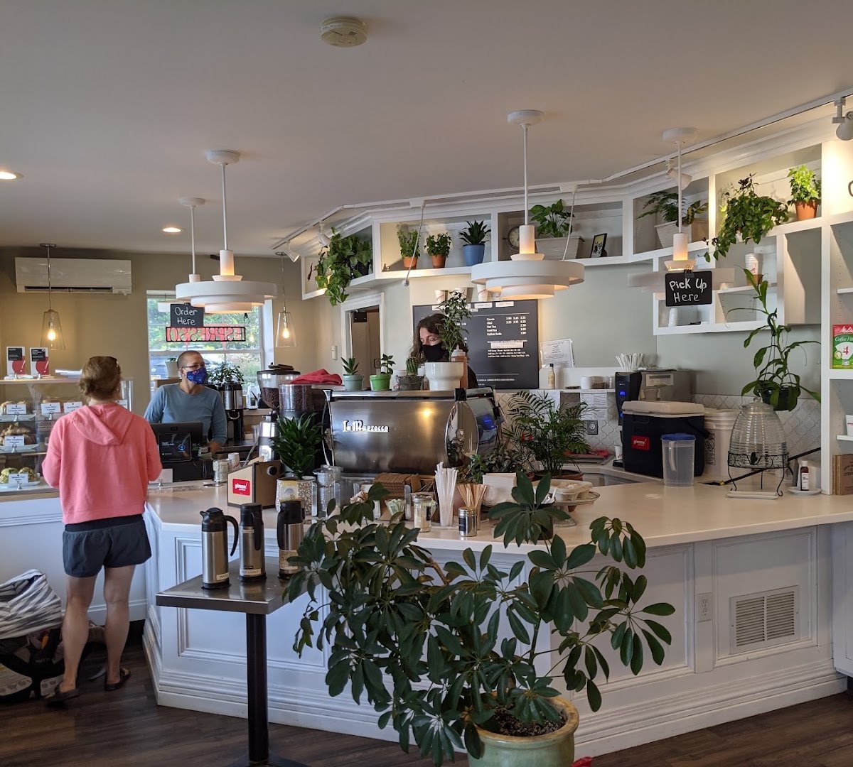 Interior of Gimme! Coffee - Community Corners, specialty coffee shop in Ithaca