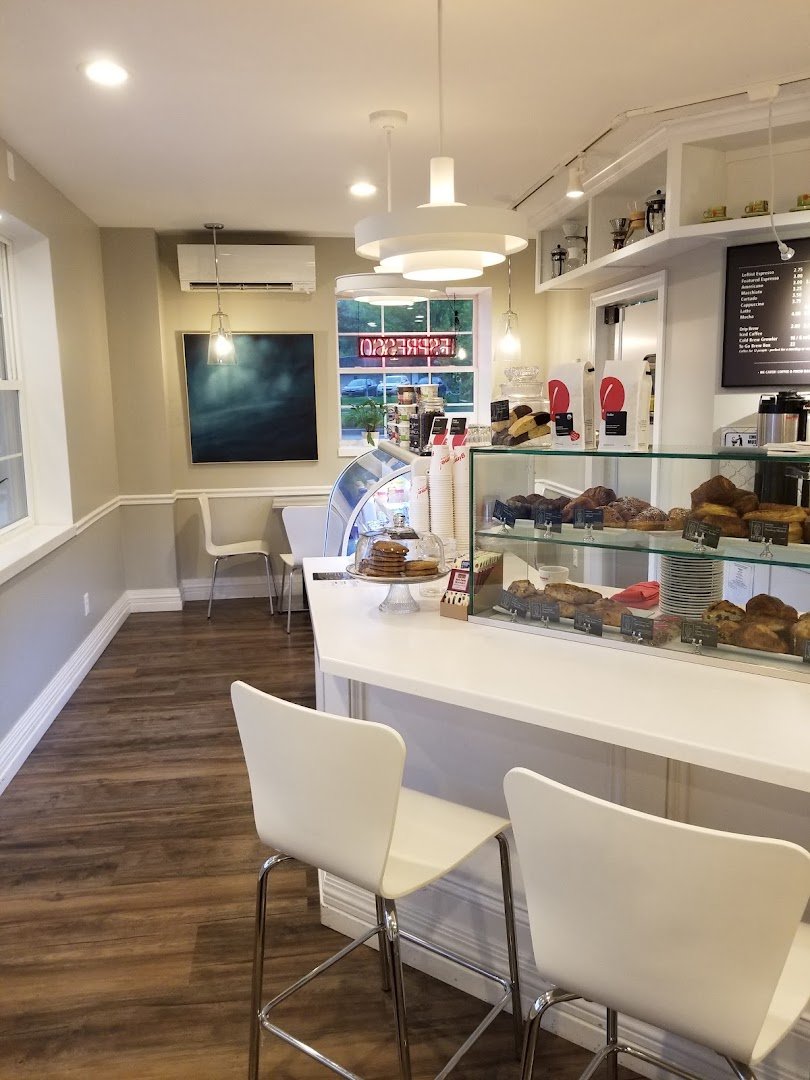 Interior of Gimme! Coffee - Community Corners, specialty coffee shop in Ithaca
