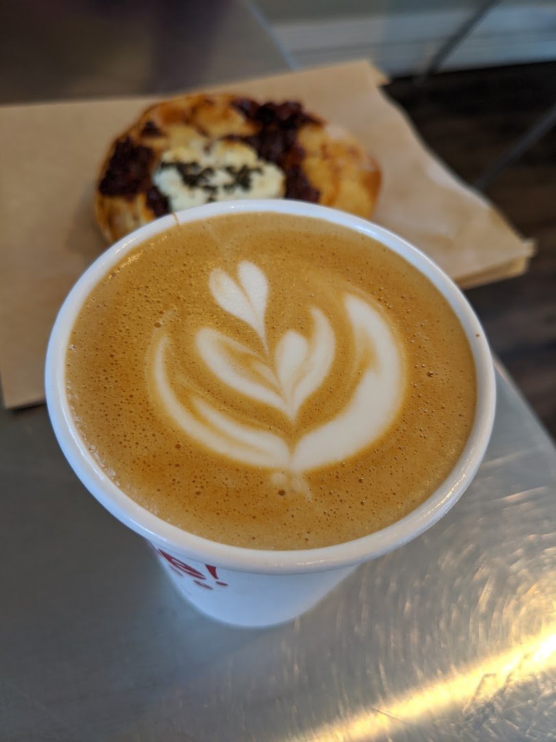 Coffee at Gimme! Coffee - Community Corners, specialty coffee shop in Ithaca