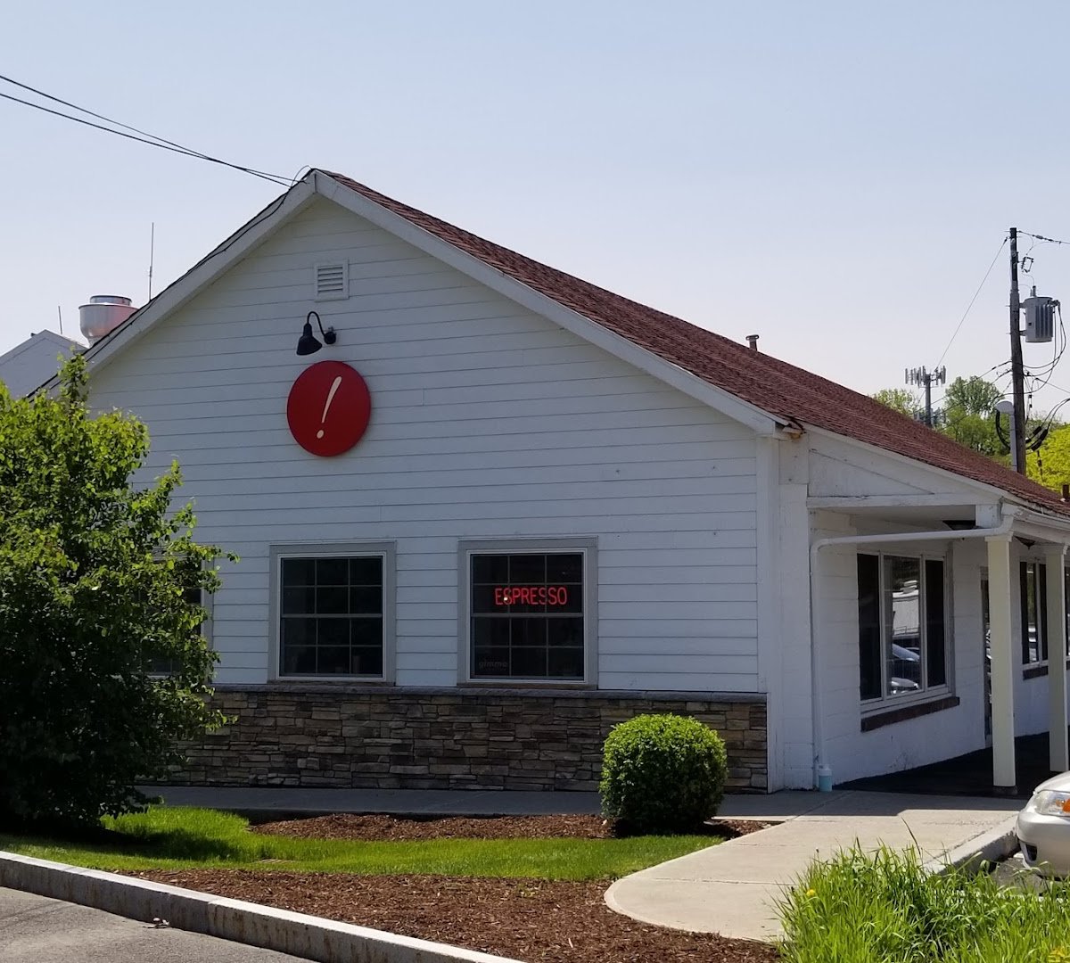 Storefront of Gimme! Coffee - Community Corners, specialty coffee shop in Ithaca