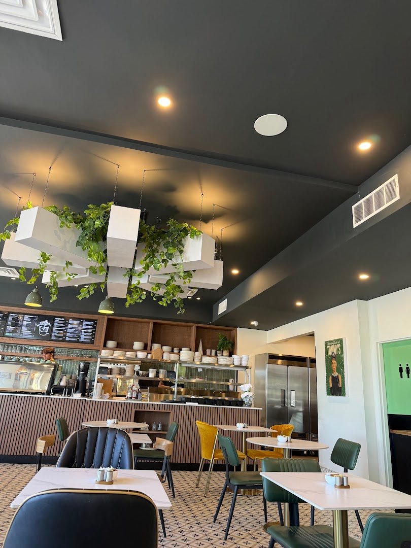 Interior of Tommy Café, specialty coffee shop in Montreal