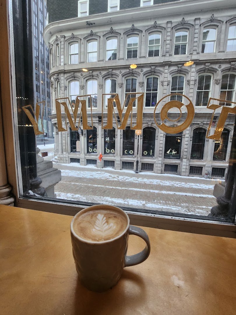 Coffee at Tommy Café, specialty coffee shop in Montreal