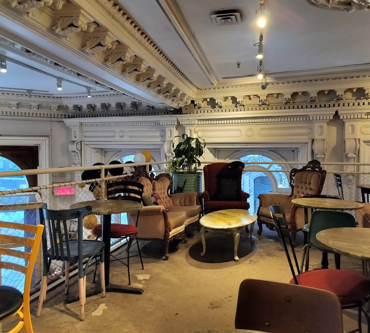 Interior of Tommy Café, specialty coffee shop in Montreal