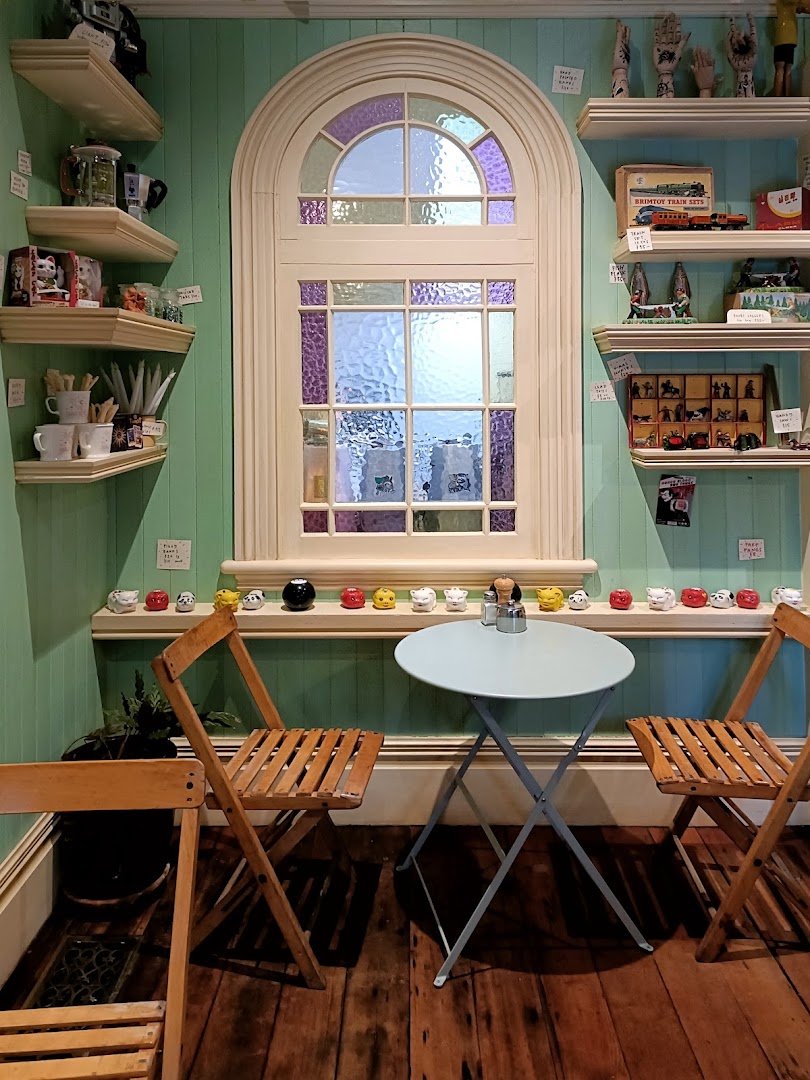 Interior of House of Good Fortune, specialty coffee shop in Wellington