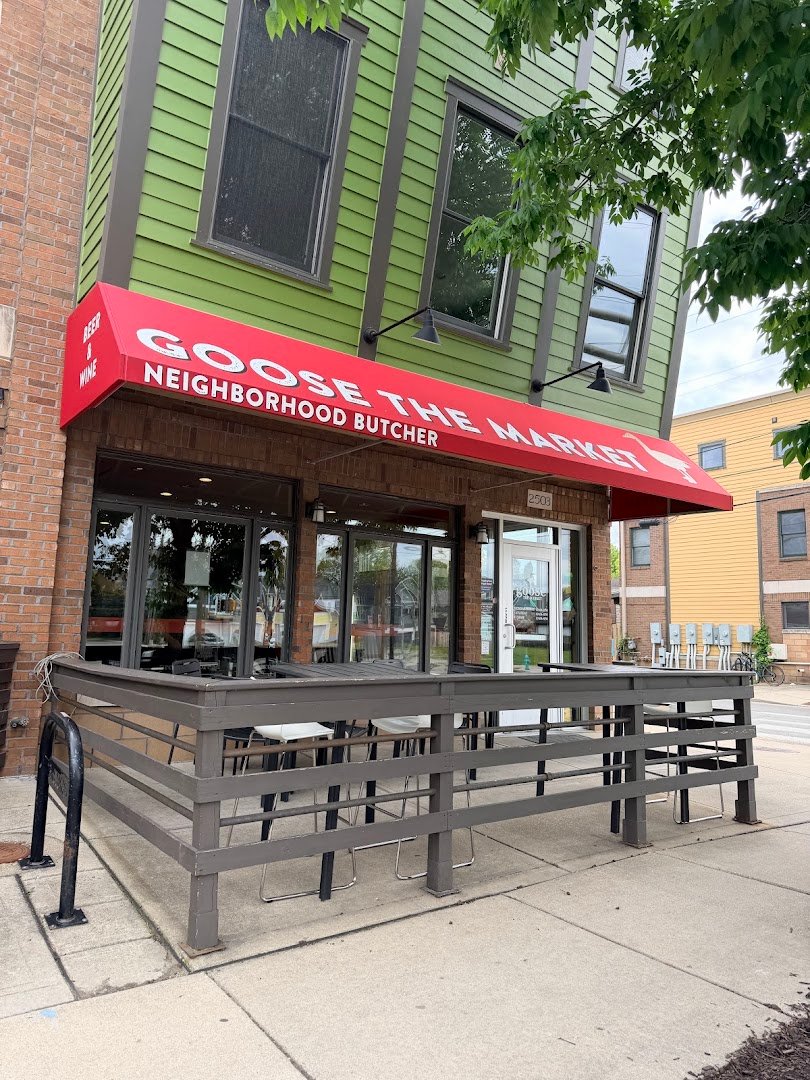 Storefront of Goose The Market, specialty coffee shop in Indianapolis
