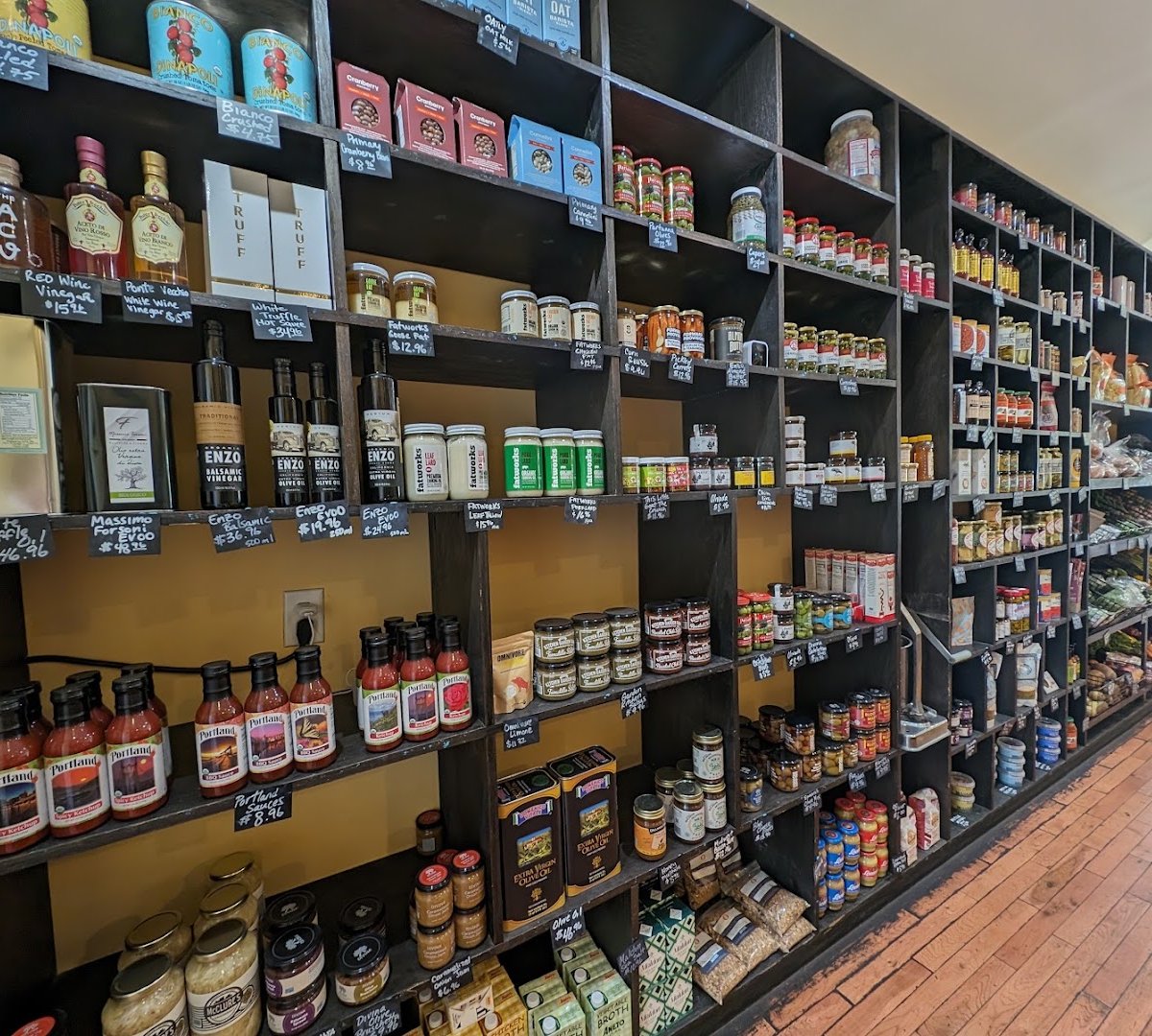 Interior of Goose The Market, specialty coffee shop in Indianapolis
