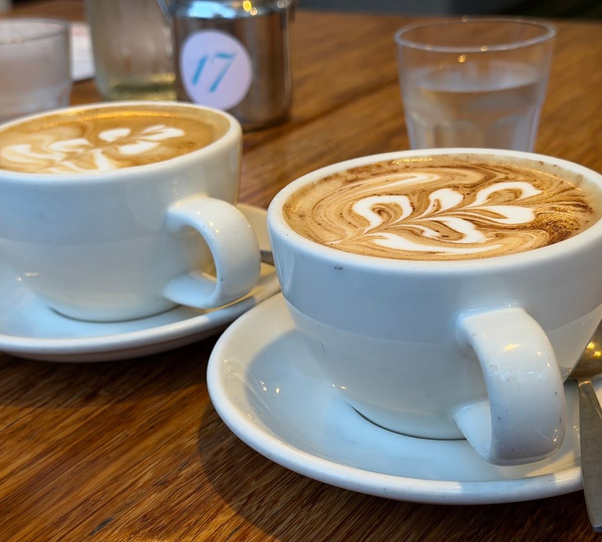 Coffee at Chuffed, specialty coffee shop in Auckland