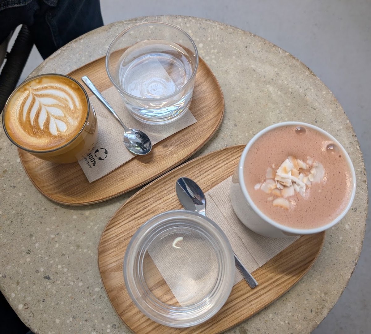 Coffee at TYPIKA Karlín, specialty coffee shop in Prague