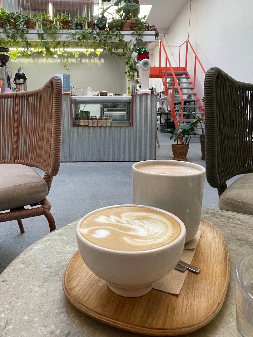 Coffee at TYPIKA Karlín, specialty coffee shop in Prague