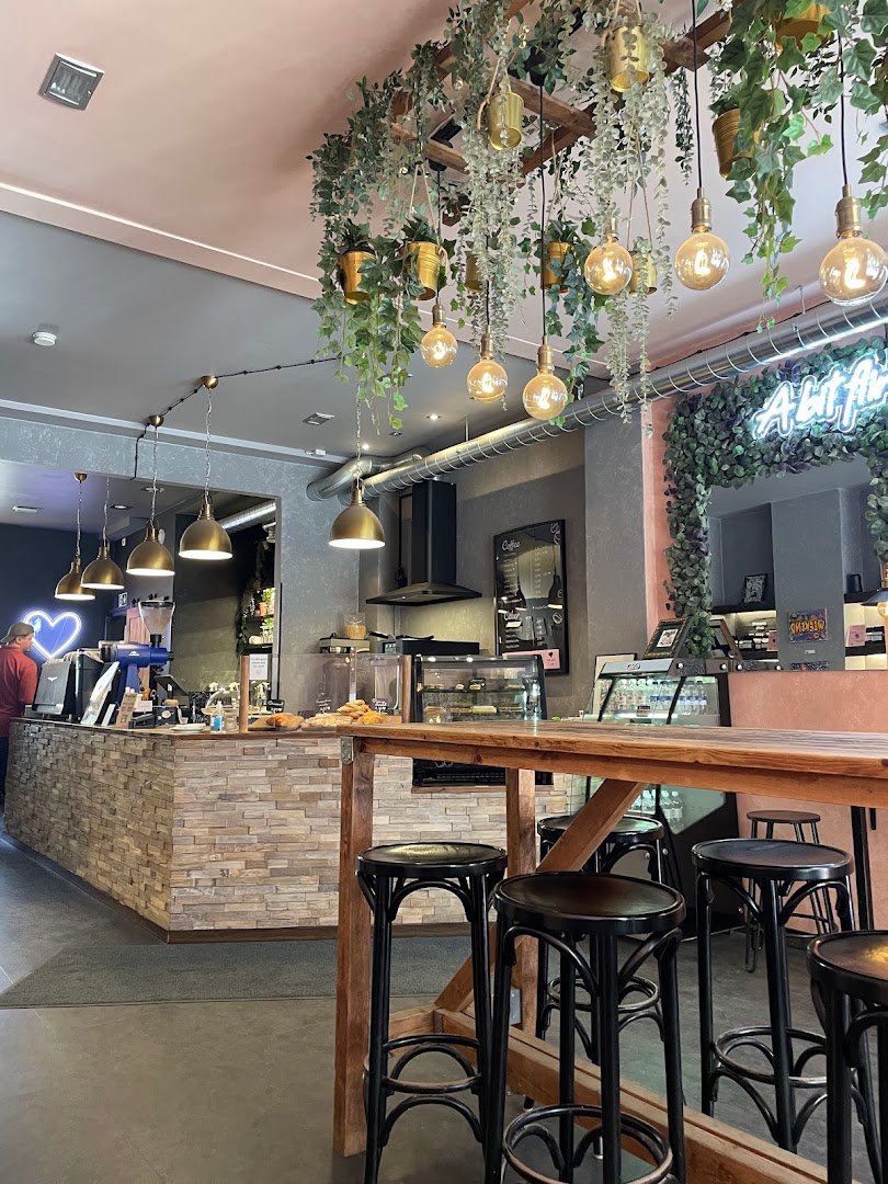 Interior of Enchanté Café, specialty coffee shop in Helsinki