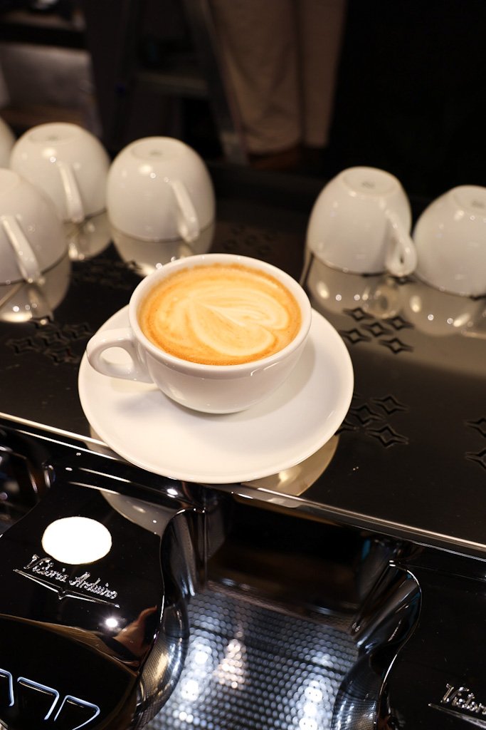 Coffee at Enchanté Café, specialty coffee shop in Helsinki