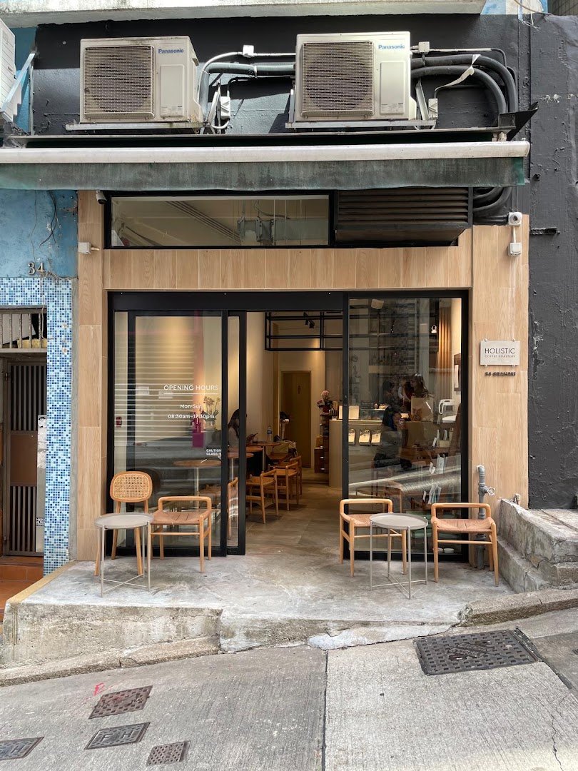Storefront of HOLISTIC Coffee, specialty coffee shop in Hong Kong