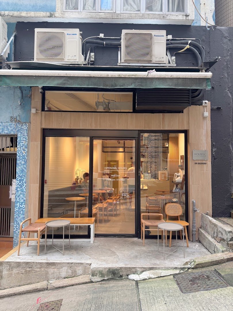 Storefront of HOLISTIC Coffee, specialty coffee shop in Hong Kong
