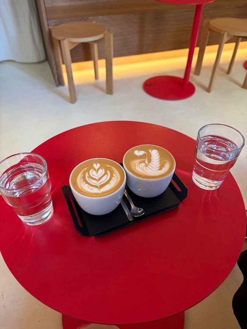 Coffee at Pikola Praha, specialty coffee shop in Prague