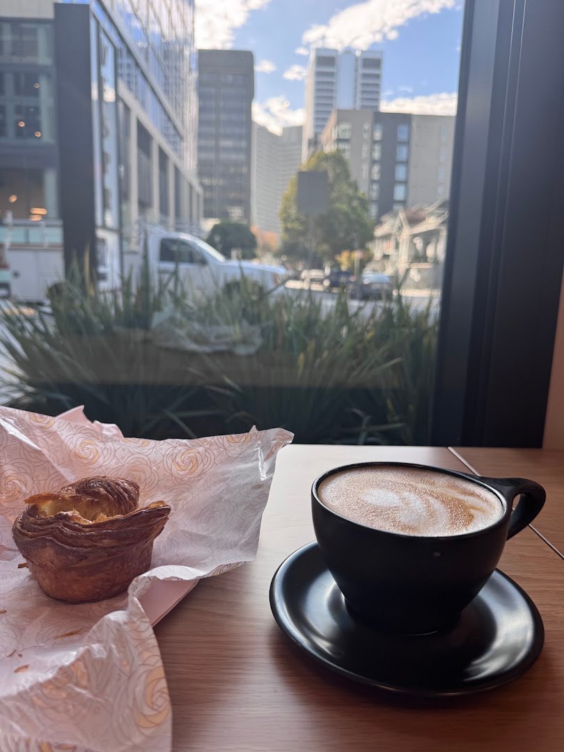 Coffee at Highwire Coffee Roasters, specialty coffee shop in Oakland