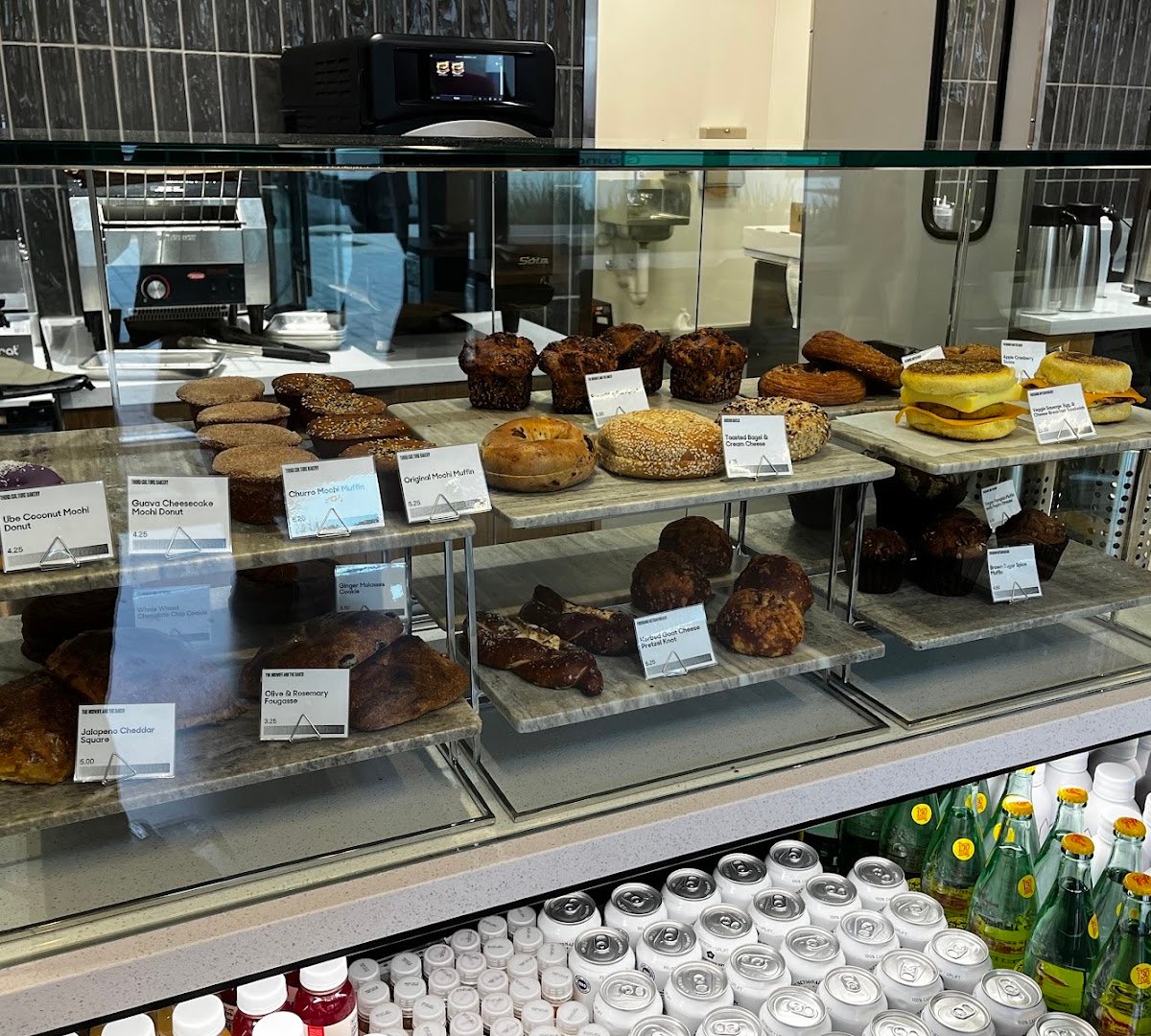 Interior of Highwire Coffee Roasters, specialty coffee shop in Oakland